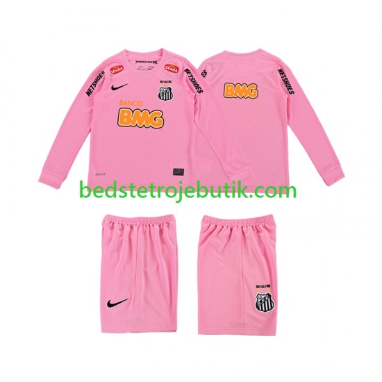 Santos 2012 2013 Retro Børn 4. Valg Fodboldtrøje Langærmet