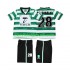 Sporting CP Cristiano Ronaldo 28 2000 Retro Børn Hjemmebane Fodboldtrøje 1999 Kortærmet