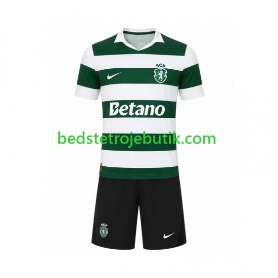 Sporting CP Børn Hjemmebane Fodboldtrøje 2026-2027 Kortærmet