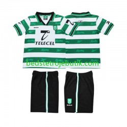Sporting CP 2000 Retro Børn Hjemmebane Fodboldtrøje 1999 Kortærmet