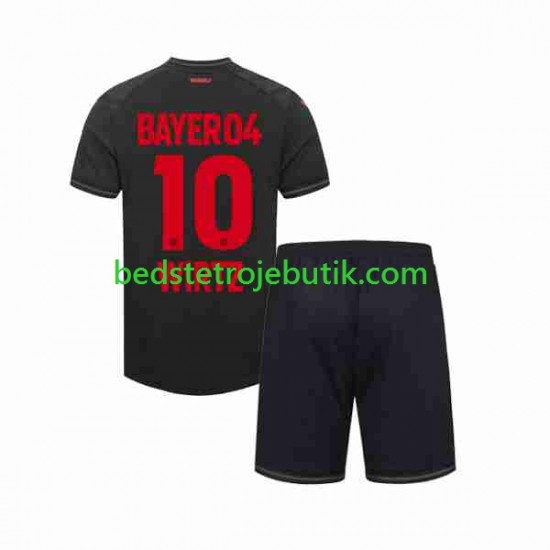 Bayer 04 Leverkusen Florian Wirtz 10 Børn Hjemmebane Fodboldtrøje 2023-2024 Kortærmet