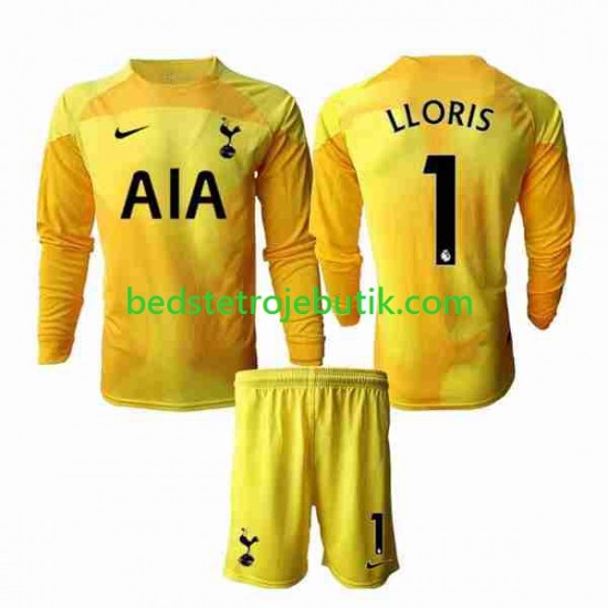 Tottenham Hotspur Hugo Lloris 1 Målmand Børn Hjemmebane Fodboldtrøje 2022-2023 Langærmet