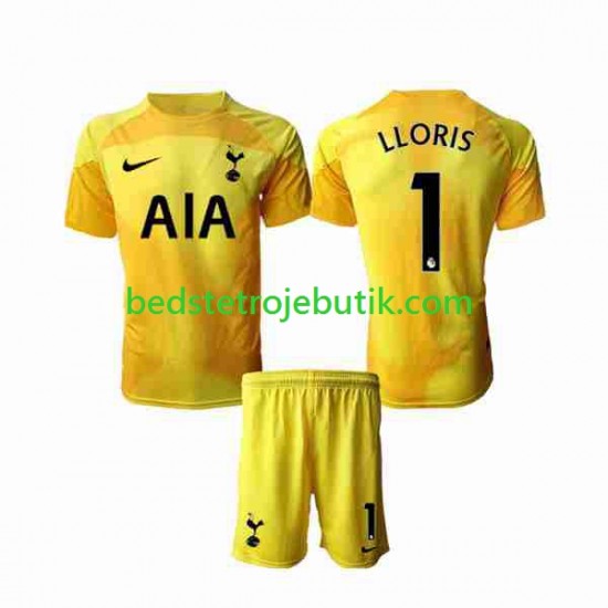 Tottenham Hotspur Hugo Lloris 1 Målmand Børn Hjemmebane Fodboldtrøje 2022-2023 Kortærmet