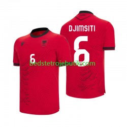 Albanien Berat Djimsiti 6 Mænd Hjemmebane Fodboldtrøje World Cup 2026 Kortærmet