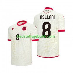 Albanien Kristjan Asllani 8 Mænd Udebane Fodboldtrøje World Cup 2026 Kortærmet