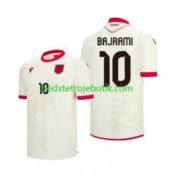Albanien Nedim Bajrami 10 Mænd Udebane Fodboldtrøje World Cup 2026 Kortærmet