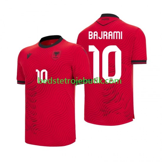 Albanien Nedim Bajrami 10 Mænd Hjemmebane Fodboldtrøje World Cup 2026 Kortærmet