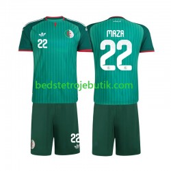 Algeriet Ibrahim Maza 22 Børn Udebane Fodboldtrøje 2026 Kortærmet