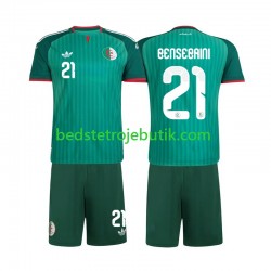 Algeriet Ramy Bensebaini 21 Børn Udebane Fodboldtrøje 2026 Kortærmet