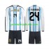 Argentina Enzo Fernandez 24 Børn Hjemmebane Fodboldtrøje World Cup 2026 Langærmet