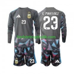 Argentina Emiliano Martinez 23 Målmand Børn Hjemmebane Fodboldtrøje World Cup 2026 Langærmet