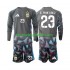 Argentina Emiliano Martinez 23 Målmand Børn Hjemmebane Fodboldtrøje World Cup 2026 Langærmet