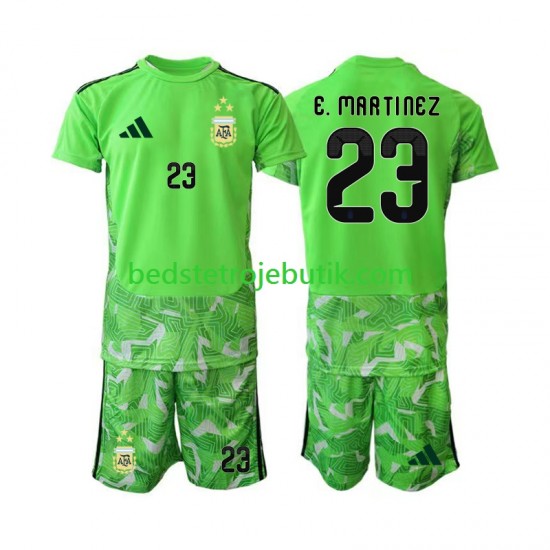 Argentina Emiliano Martinez 23 Målmand Børn 3. Valg Fodboldtrøje World Cup 2026 Kortærmet