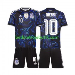 Argentina Lionel Messi 10 Børn Udebane Fodboldtrøje World Cup 2026 Kortærmet