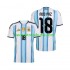 Argentina Nico Paz 18 Mænd Hjemmebane Fodboldtrøje World Cup 2026 Kortærmet