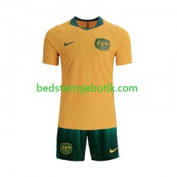 Australien Børn Hjemmebane Fodboldtrøje World Cup 2026 Kortærmet