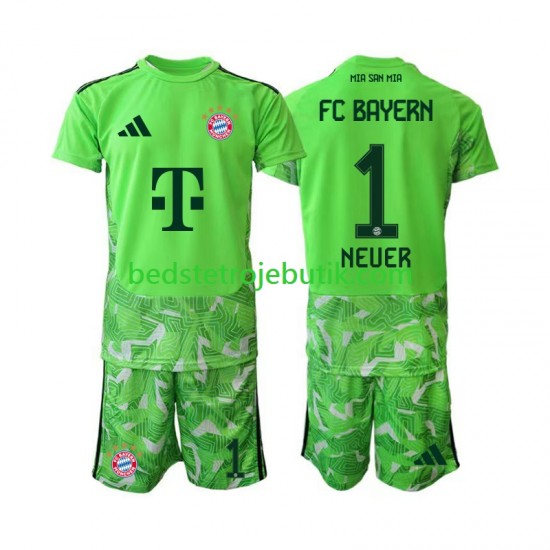 FC Bayern München Manuel Neuer 1 Målmand Børn Hjemmebane Fodboldtrøje 2026-2027 Kortærmet