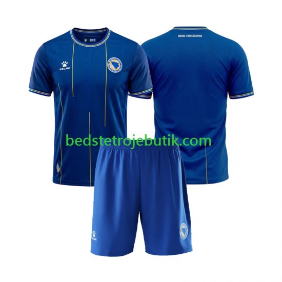 Bosnien Hercegovina Børn Hjemmebane Fodboldtrøje World Cup 2026 Kortærmet
