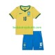 Brasilien Neymar JR 10 Børn Hjemmebane Fodboldtrøje World Cup 2026 Kortærmet