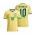 Brasilien Neymar JR 10 Mænd Hjemmebane Fodboldtrøje World Cup 2026 Kortærmet