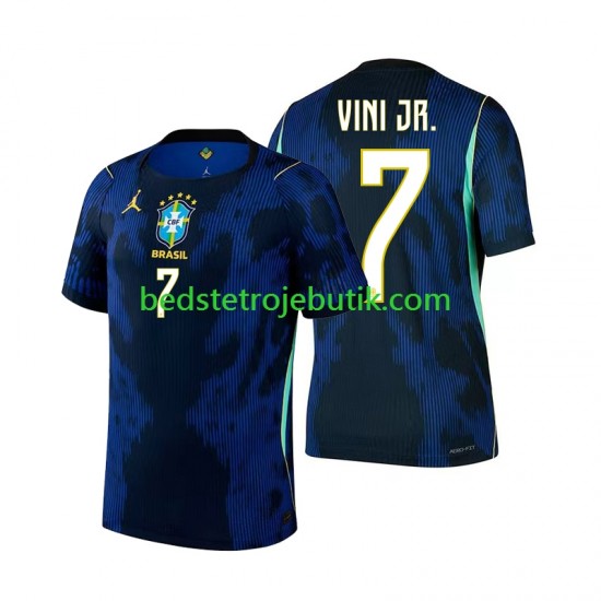 Brasilien Vinicius Junior 7 Mænd Udebane Fodboldtrøje World Cup 2026 Kortærmet