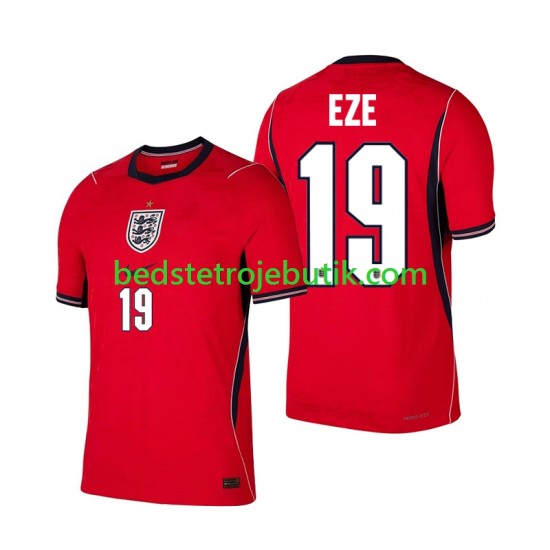 England Eberechi Eze 19 Mænd Udebane Fodboldtrøje World Cup 2026 Kortærmet