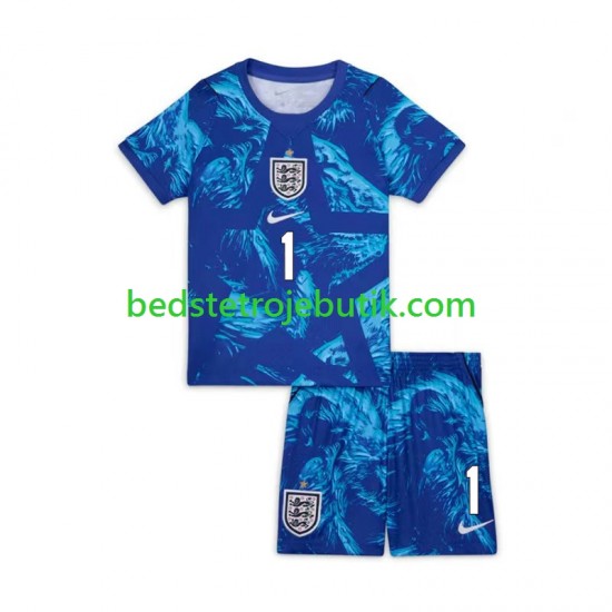 England Jordan Pickford 1 Målmand Børn 3. Valg Fodboldtrøje World Cup 2026 Kortærmet