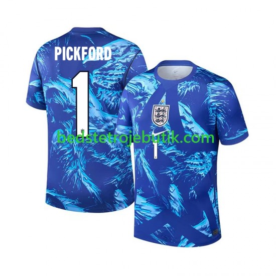 England Jordan Pickford 1 Målmand Mænd 3. Valg Fodboldtrøje World Cup 2026 Kortærmet