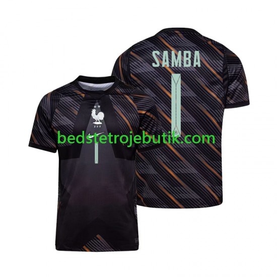 Frankrig Brice Samba 1 Målmand Mænd Hjemmebane Fodboldtrøje World Cup 2026 Kortærmet