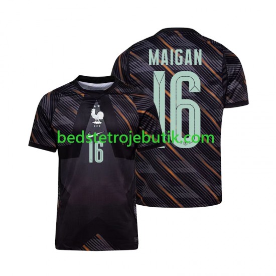 Frankrig Mike Maignan 16 Målmand Mænd Hjemmebane Fodboldtrøje World Cup 2026 Kortærmet