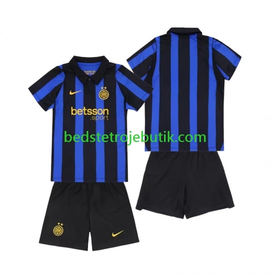 Inter Milan Børn Hjemmebane Fodboldtrøje 2026-2027 Kortærmet
