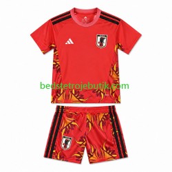 Japan Målmand Børn Hjemmebane Fodboldtrøje World Cup 2026 Kortærmet
