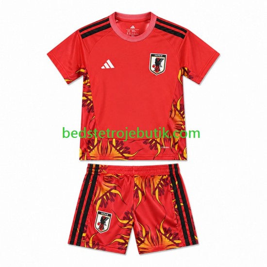 Japan Målmand Børn Hjemmebane Fodboldtrøje World Cup 2026 Kortærmet