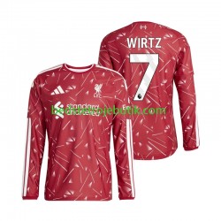 Liverpool Florian Wirtz 7 Mænd Hjemmebane Fodboldtrøje 2026-2027 Langærmet