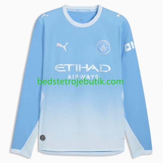 Manchester City Mænd Hjemmebane Fodboldtrøje 2026-2027 Langærmet
