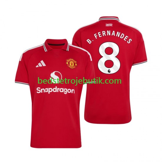 Manchester United Bruno Fernandes 8 Mænd Hjemmebane Fodboldtrøje 2026-2027 Kortærmet