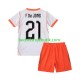 Holland Frenkie de Jong 21 Børn Udebane Fodboldtrøje World Cup 2026 Kortærmet