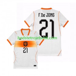 Holland Frenkie de Jong 21 Mænd Udebane Fodboldtrøje World Cup 2026 Kortærmet