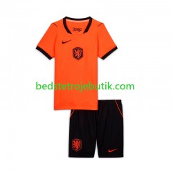 Holland Børn Hjemmebane Fodboldtrøje World Cup 2026 Kortærmet