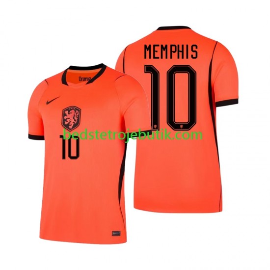 Holland Memphis Depay 10 Mænd Hjemmebane Fodboldtrøje World Cup 2026 Kortærmet