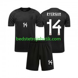 Norge Julian Ryerson 14 Børn Udebane Fodboldtrøje World Cup 2026 Kortærmet