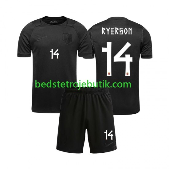 Norge Julian Ryerson 14 Børn Udebane Fodboldtrøje World Cup 2026 Kortærmet