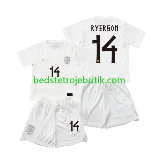 Norge Julian Ryerson 14 Børn 3. Valg Fodboldtrøje World Cup 2026 Kortærmet