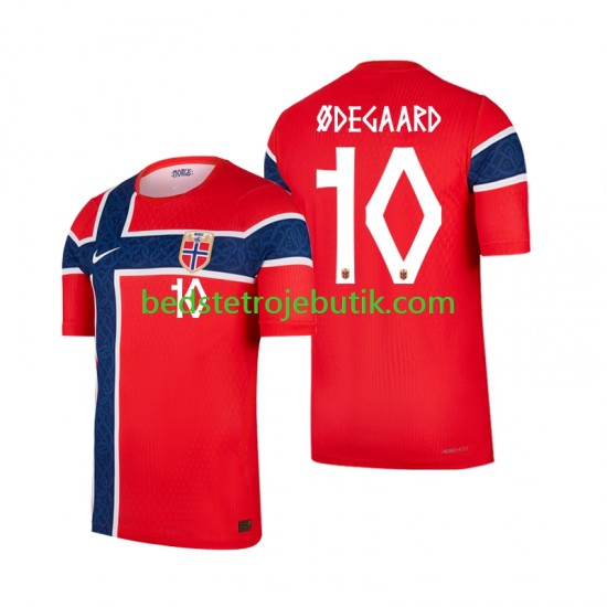 Norge Martin Odegaard 10 Mænd Hjemmebane Fodboldtrøje World Cup 2026 Kortærmet