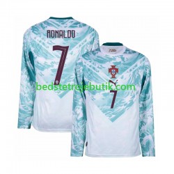 Portugal Cristiano Ronaldo 7 Mænd Udebane Fodboldtrøje World Cup 2026 Langærmet