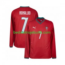 Portugal Cristiano Ronaldo 7 Mænd Hjemmebane Fodboldtrøje World Cup 2026 Langærmet
