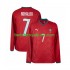Portugal Cristiano Ronaldo 7 Mænd Hjemmebane Fodboldtrøje World Cup 2026 Langærmet