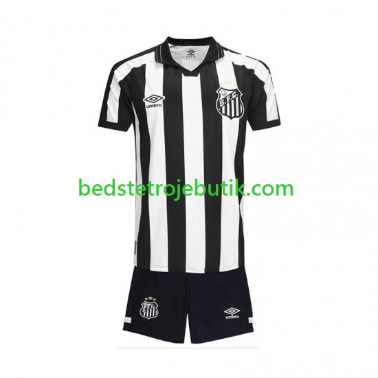 Santos FC Børn Udebane Fodboldtrøje 2026-2027 Kortærmet