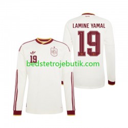 Spanien Lamine Yamal 19 Mænd Udebane Fodboldtrøje World Cup 2026 Langærmet