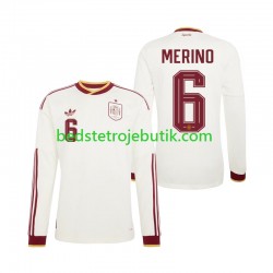 Spanien Mikel Merino 6 Mænd Udebane Fodboldtrøje World Cup 2026 Langærmet